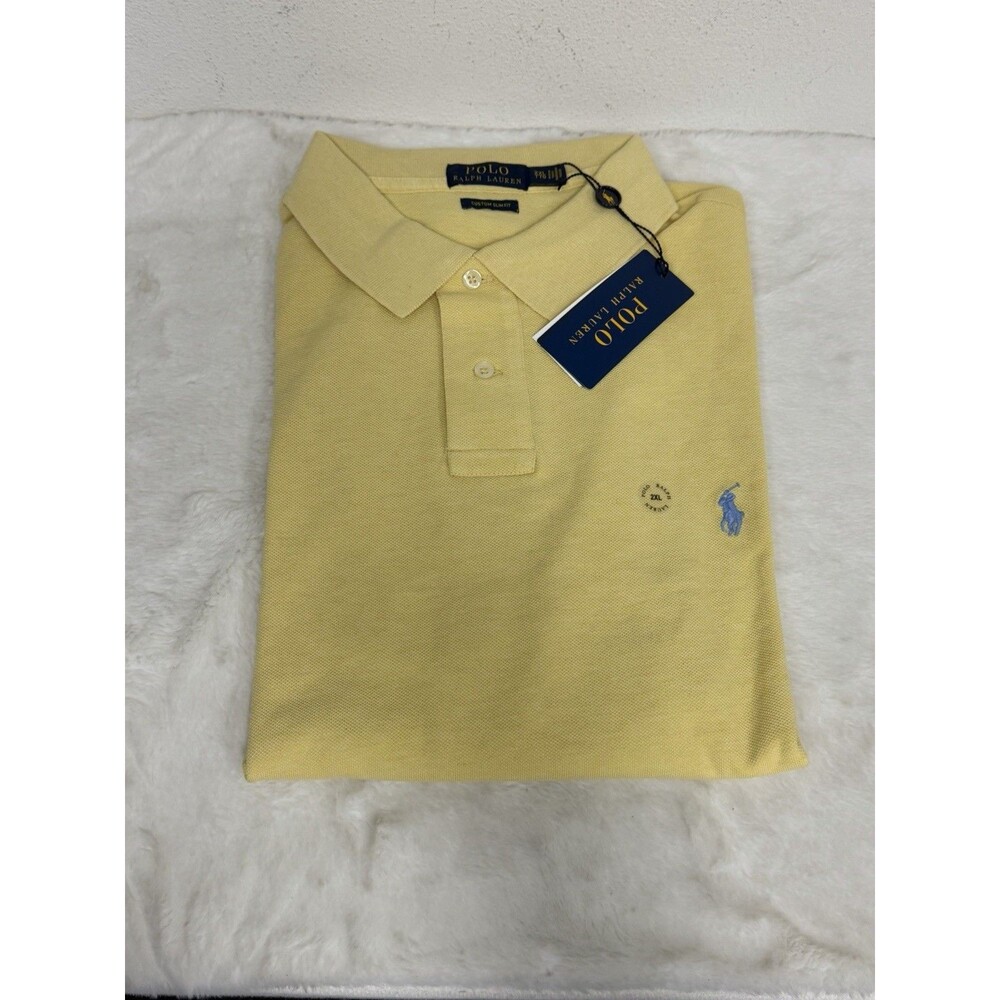Polo Ralph Lauren Yellow Short Sleeve Men’s Polo Size XXL NEW